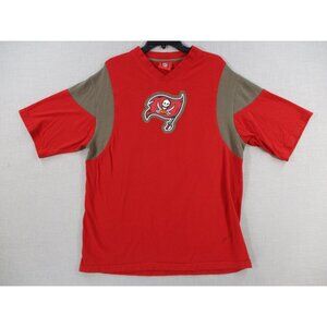 Nfl Tampa Bay Buccaneers Football Team Logo Red Gray Shirt Zise‎ - XL